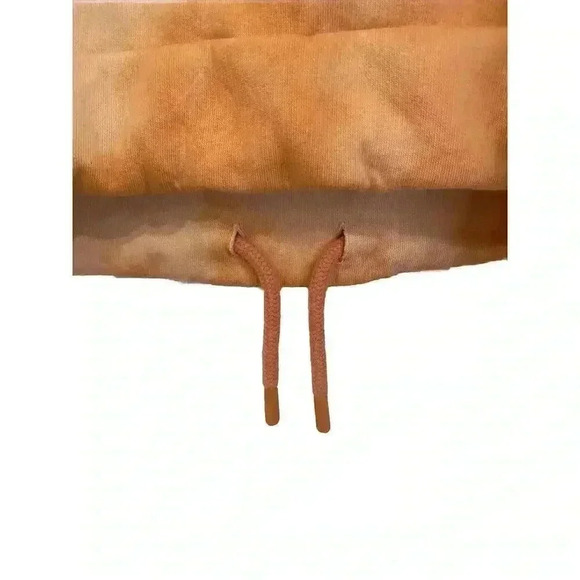 Wellness Project Chelsea Peers Hoodie, Soft Light Orange Tie Dye Ladies Medium - Picture 4 of 7